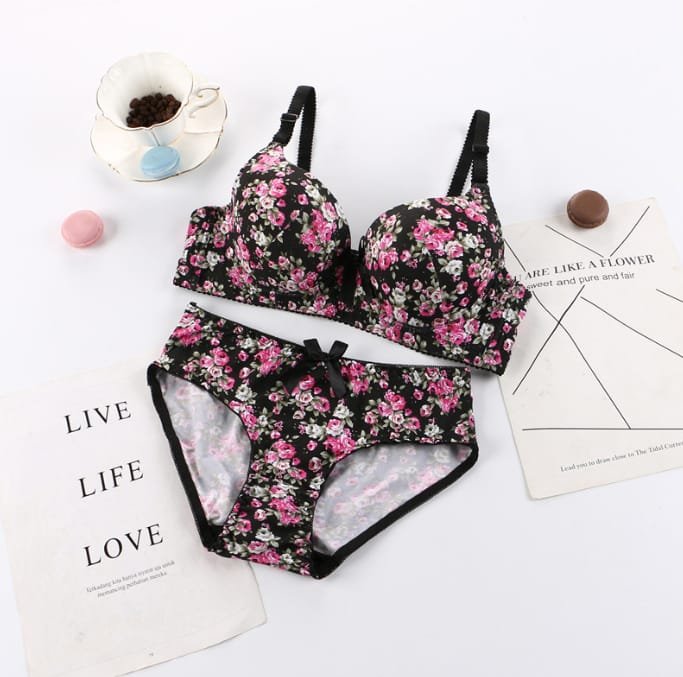 Women's fancy & Soft Matriyal Sexy Bra & Panty Set (Pack of 6) - Image 5