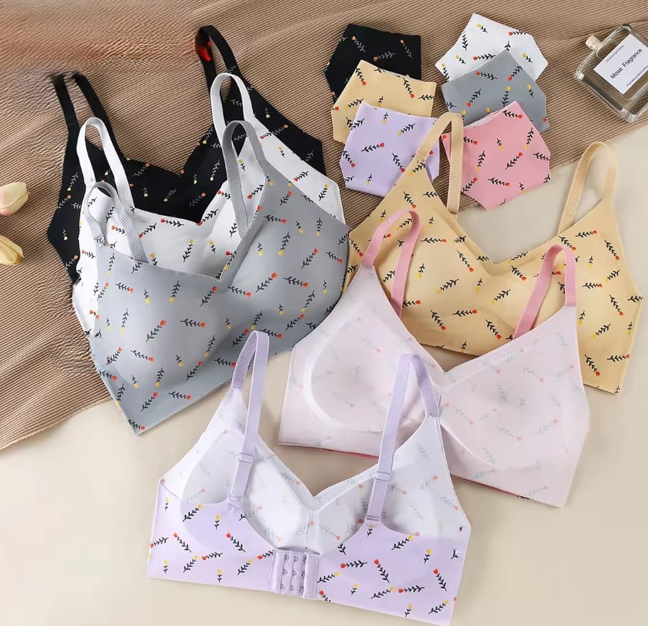 Women's fancy & Soft Matriyal Sexy Bra & Panty Set (Pack of 6)