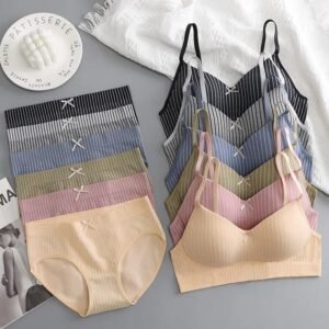 Women's fancy & Soft Matriyal Sexy Bra & Panty Set (Pack of 6)