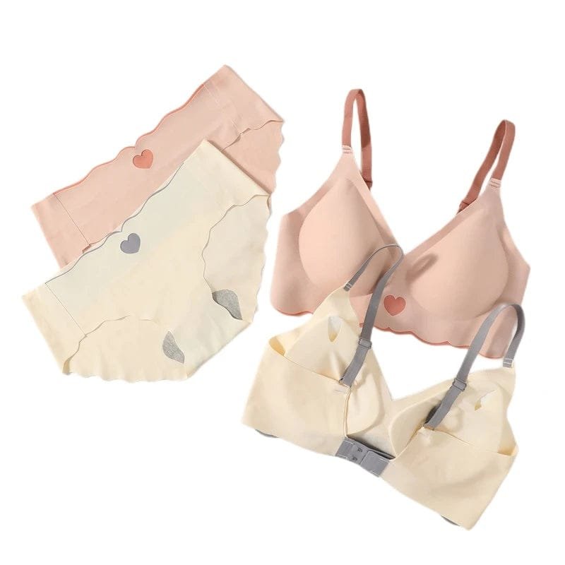 Women's fancy & Soft Matriyal Sexy Bra & Panty Set (Pack of 4) - Image 4