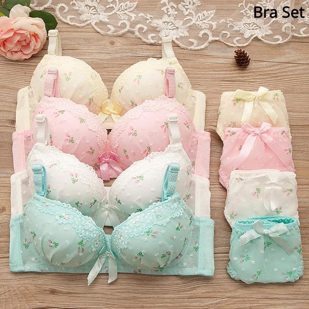 Women's fancy & Soft Matriyal Sexy Bra & Panty Set (Pack of 4) - Image 2