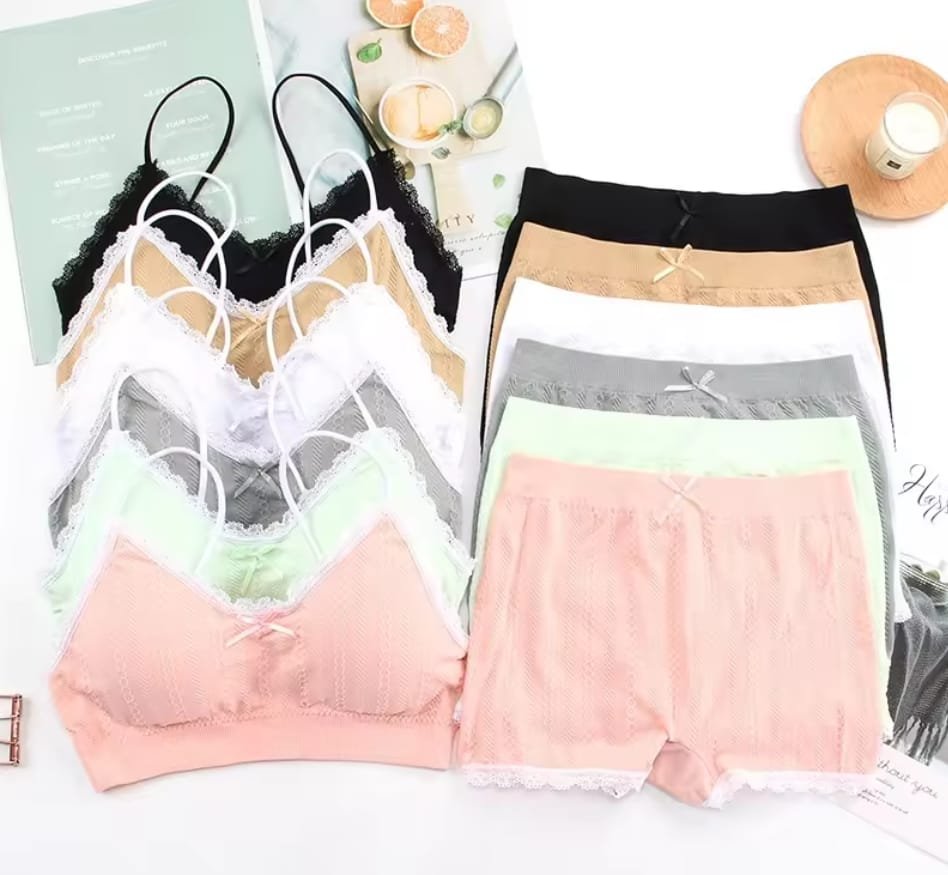 Women's fancy & Soft Matriyal Sexy Bra & Panty Set (Pack of 6) - Image 2