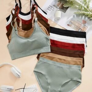 Women's fancy & Soft Matriyal Sexy Bra & Panty Set (Pack of 6)