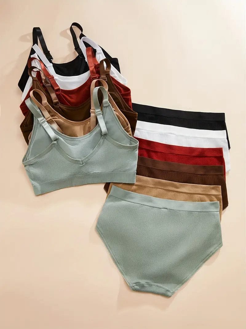 Women's fancy & Soft Matriyal Sexy Bra & Panty Set (Pack of 6) - Image 2