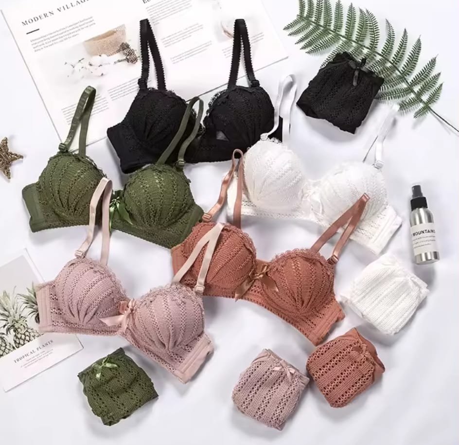 Women's fancy & Soft Matriyal Sexy Bra & Panty Set (Pack of 6) - Image 2