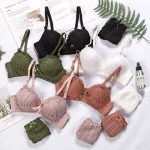 Women's fancy & Soft Matriyal Sexy Bra & Panty Set (Pack of 6)